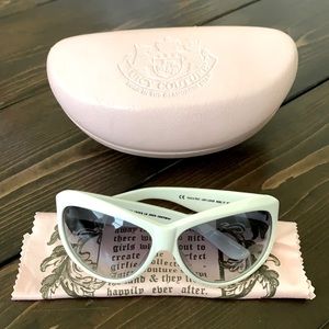 Juicy Couture Vintage Lady Luck White Sunglasses